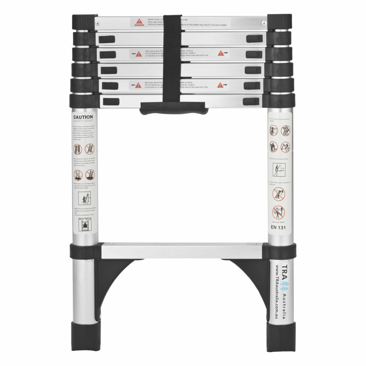 Tra Ladder 2.0m Portable telescopic ladder with carry bag – TRA Australia