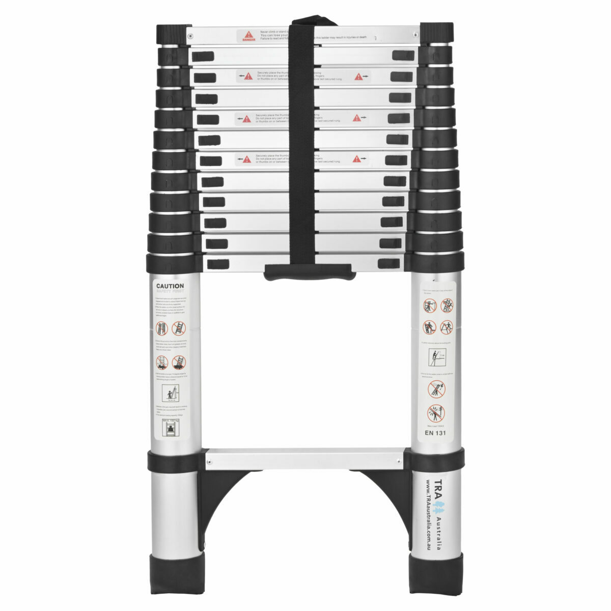 Tra Ladder 3.8m portable telescopic ladder with carry bag-TRA Australia