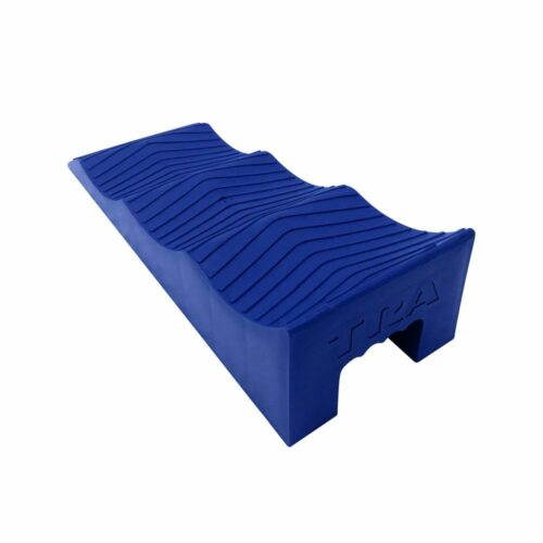 Blue 3 Stage Caravan RV Levelling Ramps | Pair w/ Carry Bag