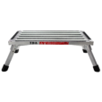 Front view of Silver Extra Large Illuminating Portable Caravan Step
