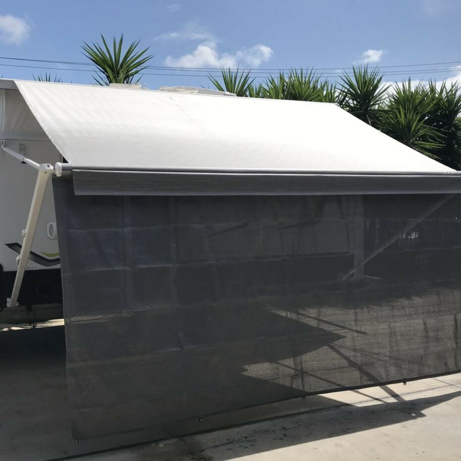 5.48m Caravan Privacy Screen Sun Shade Wall for 19ft Awning
