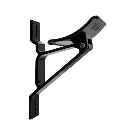 A Black RV Awning Support Cradle on a white background.
