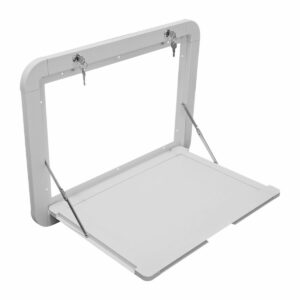600mm White Aluminium External Caravan RV Picnic Table