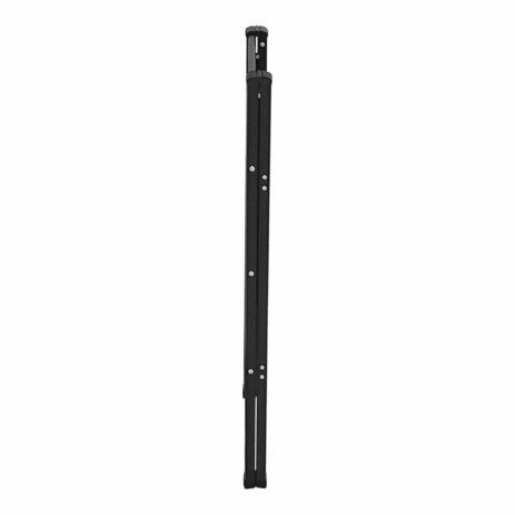 Black 3 Step Caravan Step Ladder – Folded Profile Slim folded profile of black 3 step caravan step ladder