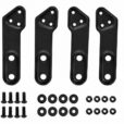 200x200mm VESA extension kit for TRA TV brackets with mounting hardware
